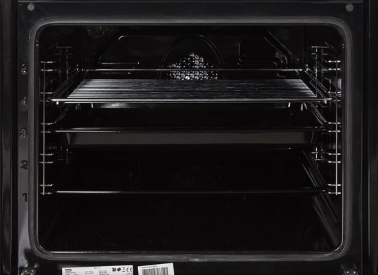 Beko FSM62320DWSNL gasfornuis, 60 cm, oven met boven- en onderwarmte, hetelucht, grillen,  ontdooien