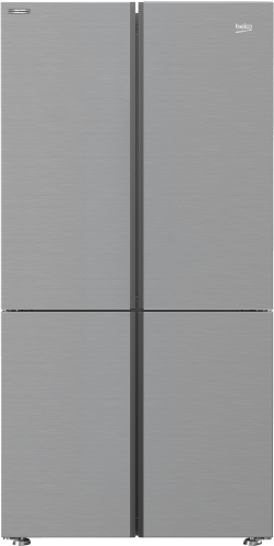 Beko REM91ZXBN Amerikaanse koelkast, NoFrost, ijsblokjeslade, 4 deuren, active fresh blue light