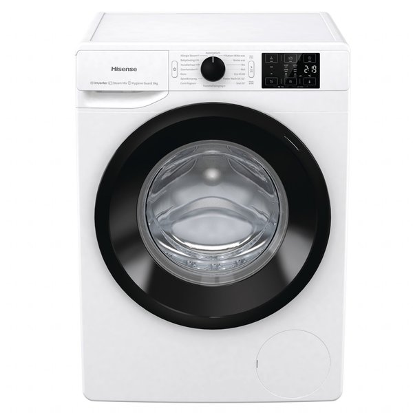 Hisense WFGE801439VMQ wasmachine 8kg stoomfunctie
