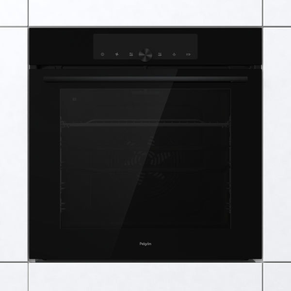 Pelgrim O560ZWA  multifunctionele oven, turbo-hetelucht functie, 77 ltr, 12 oven functies.