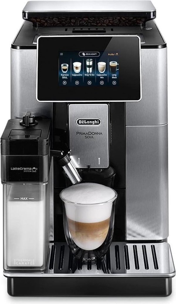 De’Longhi PrimaDonna ECAM610.74.MB koffiezetapparaat Volledig automatisch 2,2 l PRIJSRAMMER